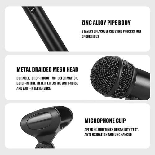 XTUGA Nuevo MI7 Kit de micrófono de batería dinámico de 7 piezas de metal completo - Imagen 6