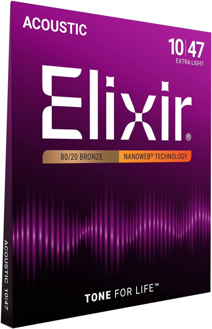 Elixir Nanoweb – Cuerdas para guitarra acústica 010 – 047 - Imagen 7