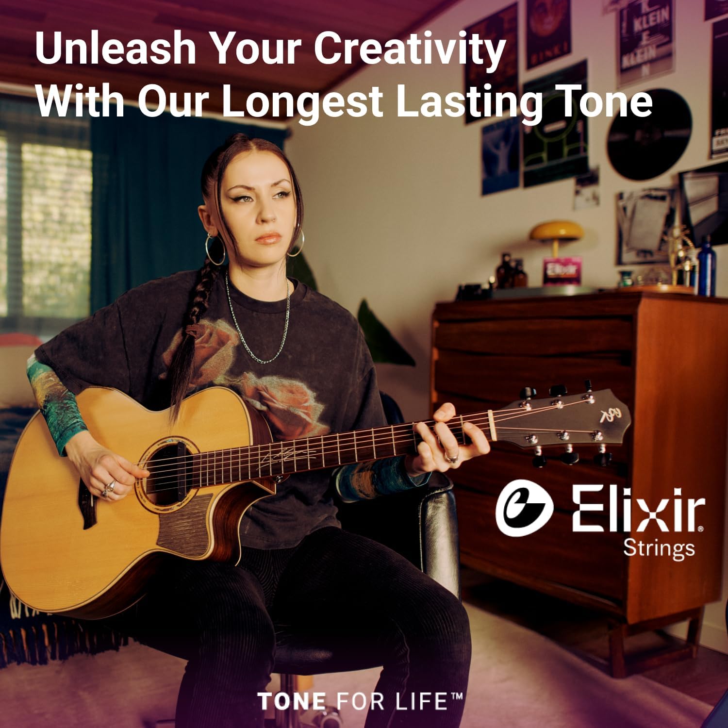 Elixir Nanoweb – Cuerdas para guitarra acústica 010 – 047 - Imagen 2