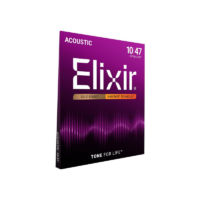 Elixir Nanoweb – Cuerdas para guitarra acústica 010 – 047