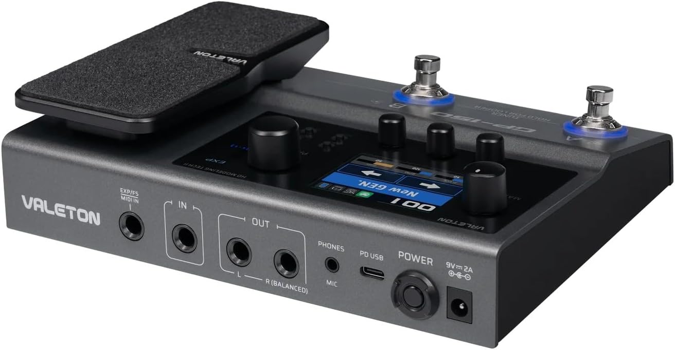 Valeton GP-150 Procesador de guitarra multiefectos con modelado HD - Imagen 6