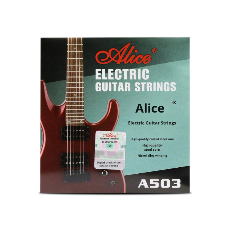 Cuerdas para guitarra eléctrica Alice calibre 10-46 y 09-42